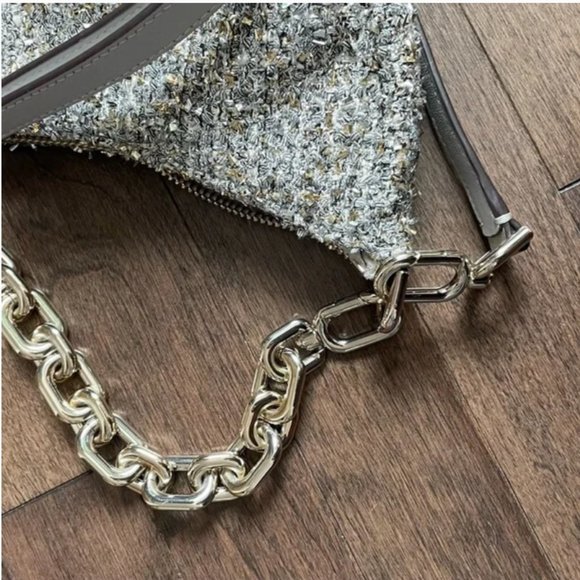 kate spade Smile Tweed Small Crossbody purse bag like new - Picture 15 of 16